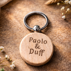 Portachiavi Personalizzato con Foto o Dedica Incisa