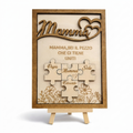 Quadro in Legno Puzzle Famiglia – Il Regalo Perfetto per la Mamma