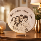 Il Disco dei Ricordi™ – Disco in Legno Personalizzabile con Foto e Testo
