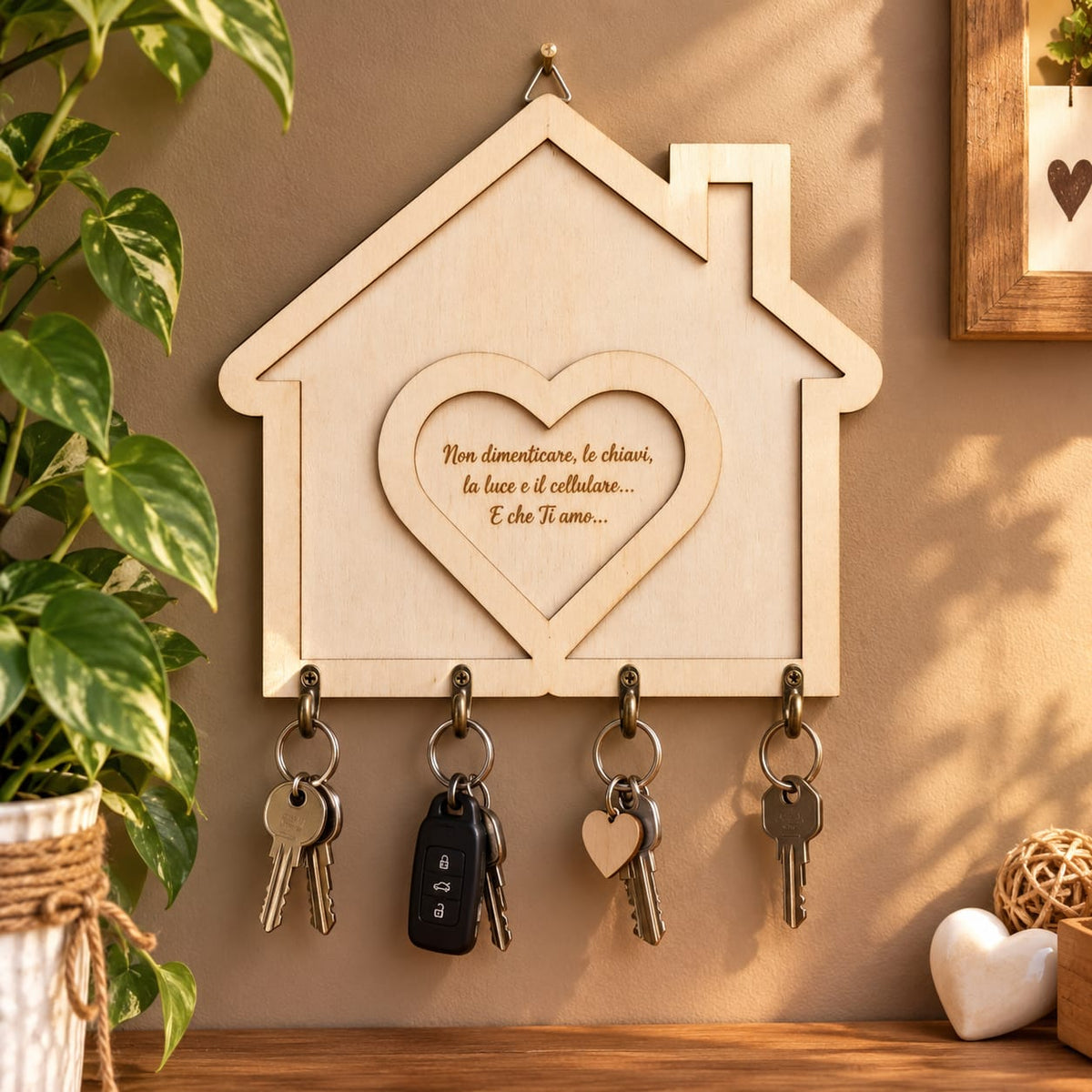 Casetta appendichiave legno / Personalizzata