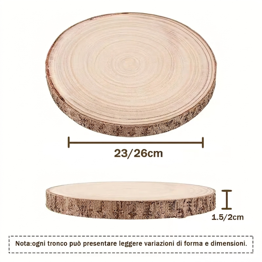 Il Disco dei Ricordi™ – Disco in Legno Personalizzabile con Foto e Testo