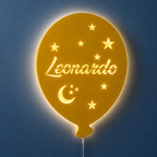 Lampada LED Palloncino da parete con Nome Personalizzato