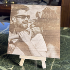 Quadretto in legno artigianale varie misure – Inciso a laser con la tua foto