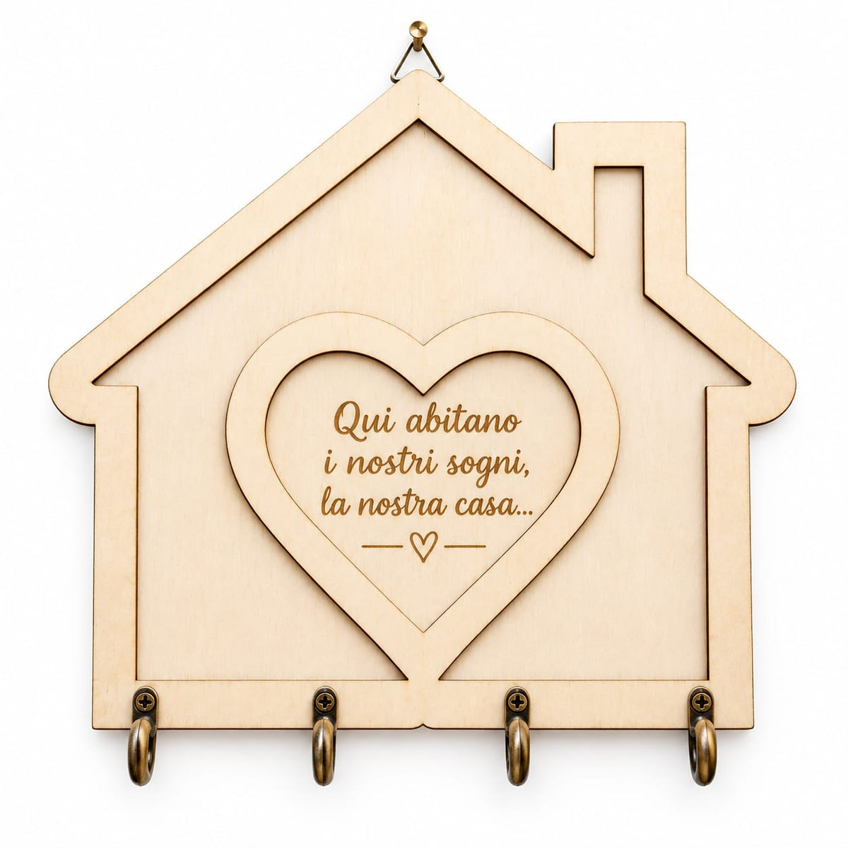 Casetta appendichiave legno / Personalizzata