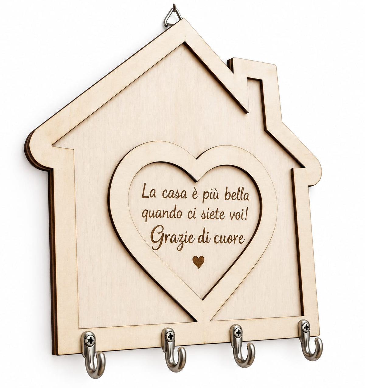 Casetta appendichiave legno / Personalizzata