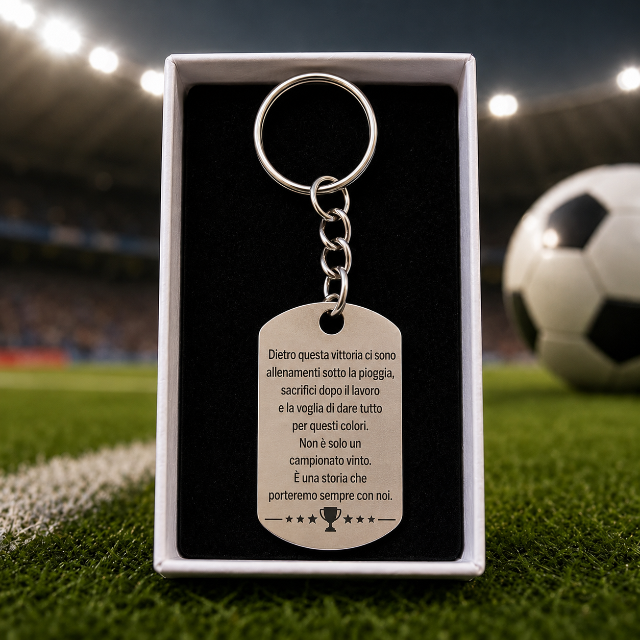 Portachiavi Inciso Personalizzato per Club e Associazioni Sportive