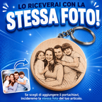 Il Disco dei Ricordi™ – Disco in Legno Personalizzabile con Foto e Testo