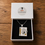 Collana/Portachiavi Libro ✦ Dedica per Mamma
