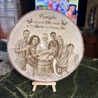 Il Disco dei Ricordi™ – Disco in Legno Personalizzabile Versione Cartoon