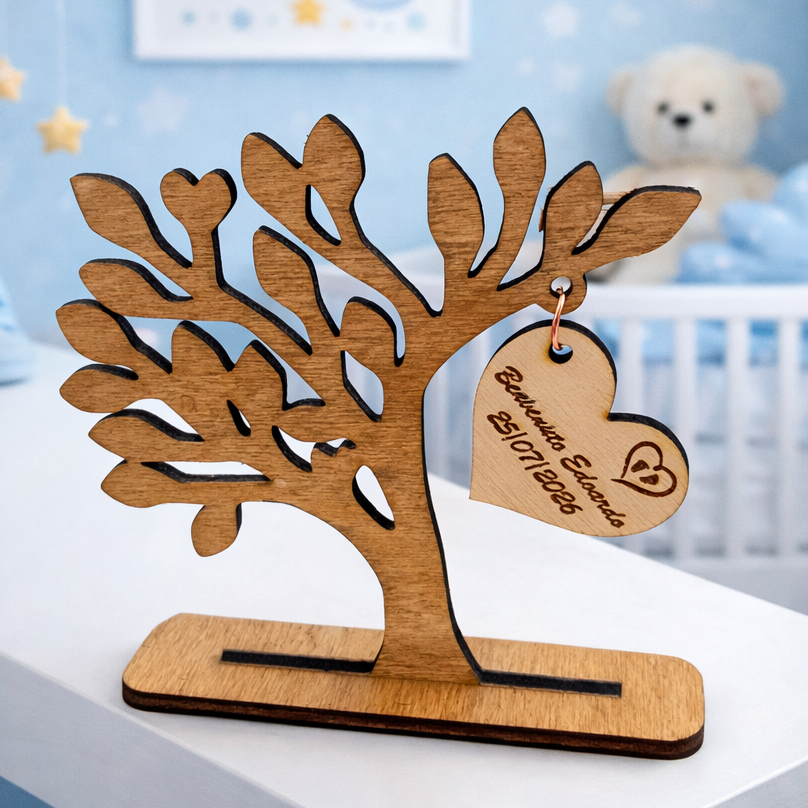 Albero della vita in legno personalizzato | Bomboniera battesimo matrimonio nascita