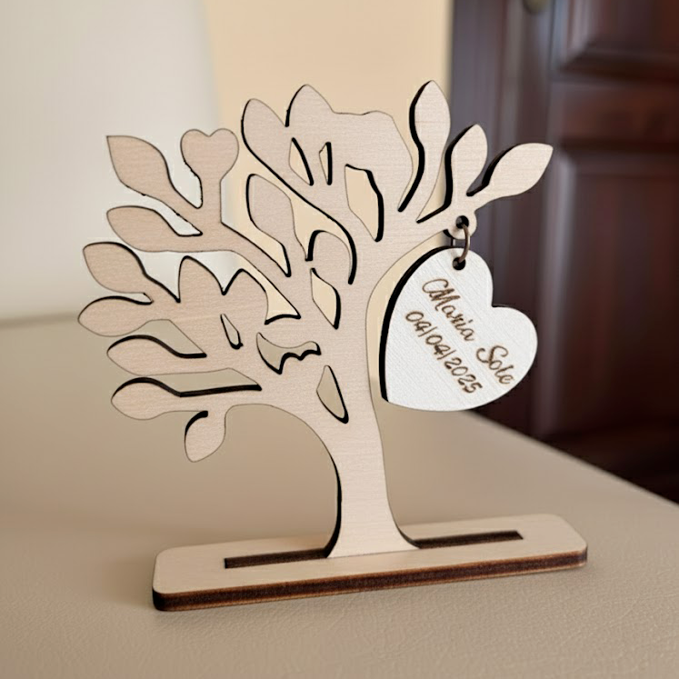 Albero della vita in legno personalizzato | Bomboniera battesimo matrimonio nascita