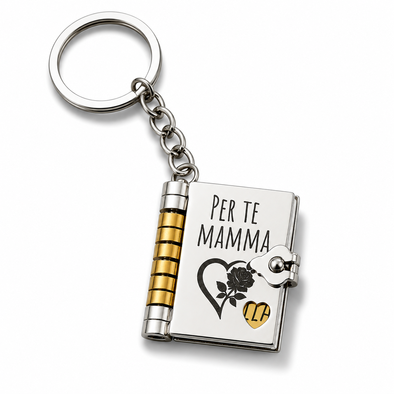 Collana/Portachiavi Libro ✦ Dedica per Mamma