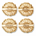 Segnaposto Personalizzati in Legno  ideale per Matrimoni/Battesimi/compleanni/eventi speciali