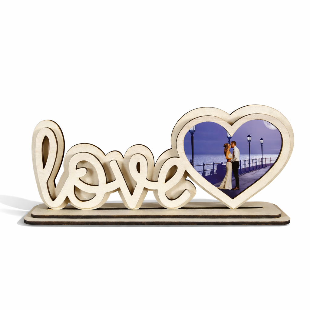 PORTAFOTO SCRITTA ''LOVE''