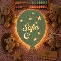 Lampada LED Palloncino da parete con Nome Personalizzato