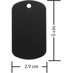 Collana Personalizzata in Acciaio Nero – Incisione con Foto o Testo